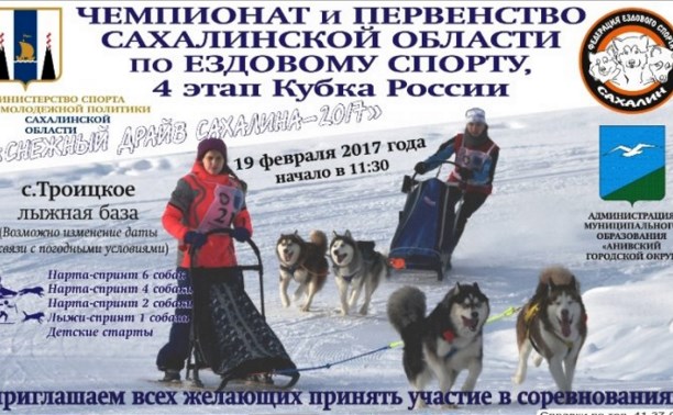 Чемпионат и Первенство Сахалинской области по ездовому спорту