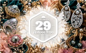 Украшения с ограненным жемчугом в доброутреннем)