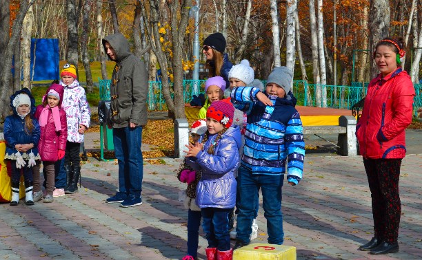 Детский праздник в парке им. Ю. Гагарина