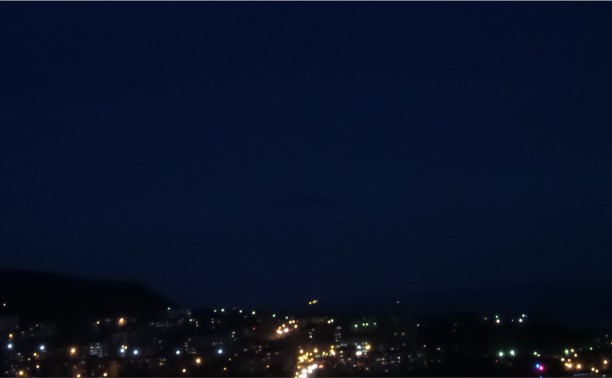 НЛО над городом Холмск