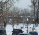В Южно-Сахалинске улицы освещаются днем