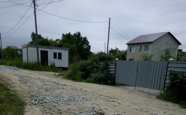 Ужасная отсыпка улицы 3-й Новой в Лиственничном