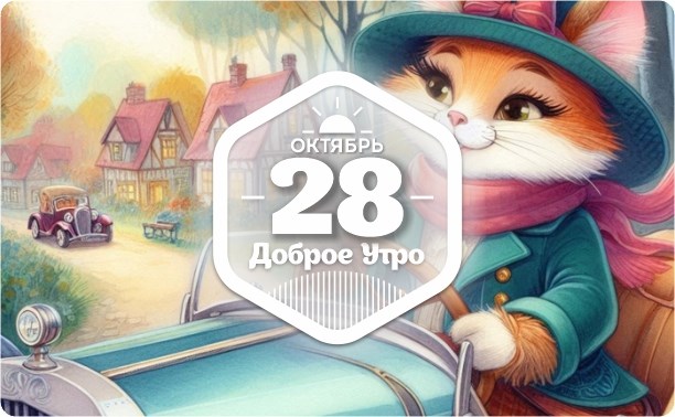 Кошки на машинках в доброутреннем с конкурсом)