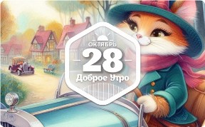 Кошки на машинках в доброутреннем с конкурсом)