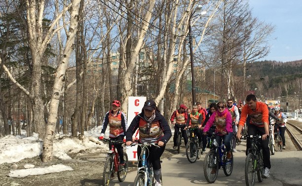 Велопробег, посвящённый 70-летию Победы, состоялся в парке