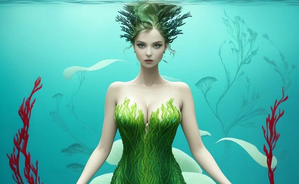 "Новый дизайнерский тренд: одежда из водорослей, которые можно съедать"