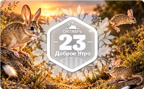 Тушканчиковое доброутреннее с конкурсом)