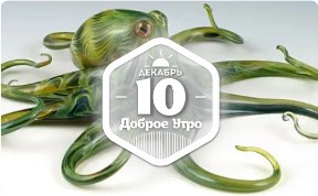 Удивительные создания из стекла в доброутреннем с конкурсом)