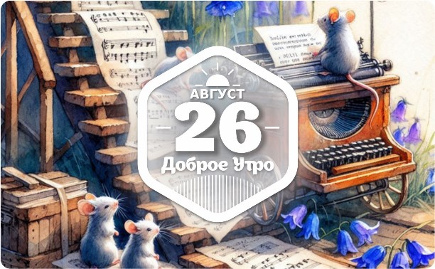 Опять про мышек, но других в доброутреннем с конкурсом)