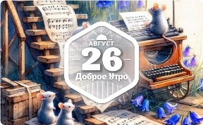 Опять про мышек, но других в доброутреннем с конкурсом)