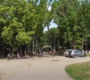 Лесная поляна, детская площадка, скверик парк, Щекино Тульская область