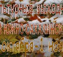 Выходные в Южно-Сахалинске: 30 октября - 1 ноября