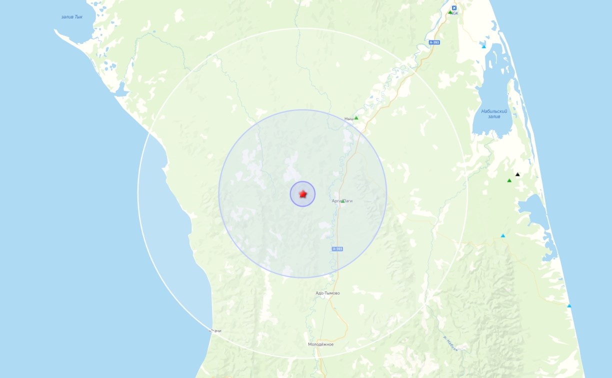 В центре Сахалина зафиксировали землетрясение