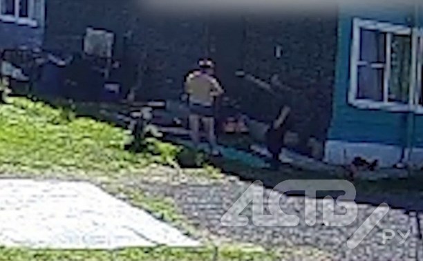 Появилось видео, как пенсионер стреляет в голову соседу в Пятиречье