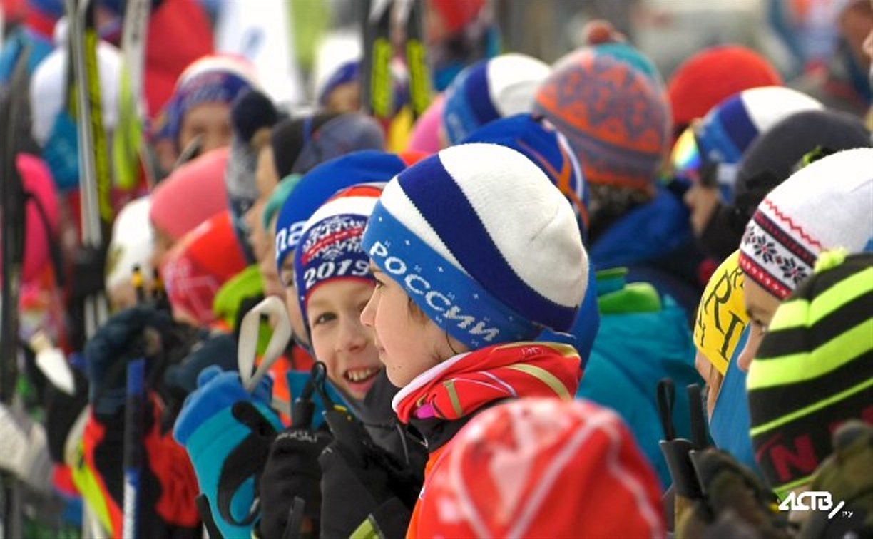 В Южно-Сахалинске прошли соревнования по лыжным гонкам «Юный Динамовец»
