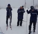 Хоккеисты "Сахалина" встали на лыжи