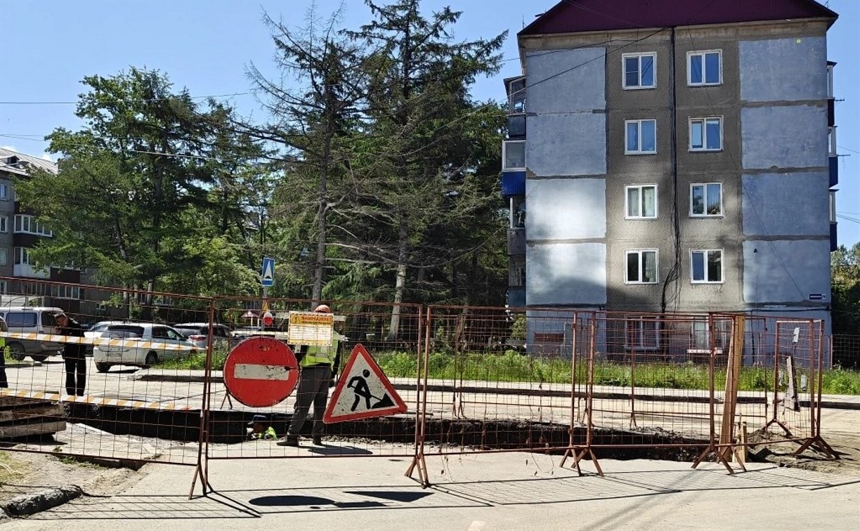 Об ограничении движения в областном центре напомнила Сахалинская коммунальная компания