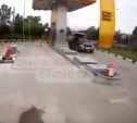 Эпичный поджог на АЗС в Южно-Сахалинске: появились кадры с задней камеры