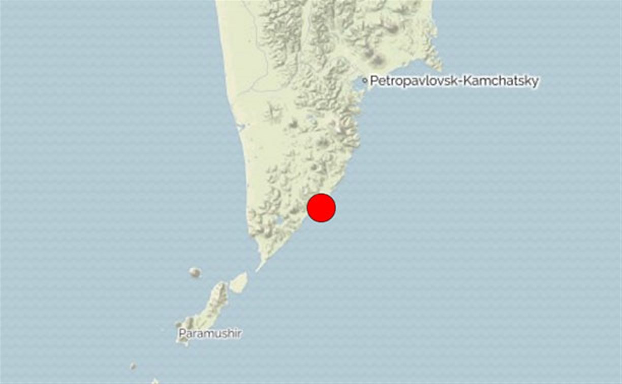 На юге Камчатки и Северных Курилах произошло землетрясение магнитудой до 6,4