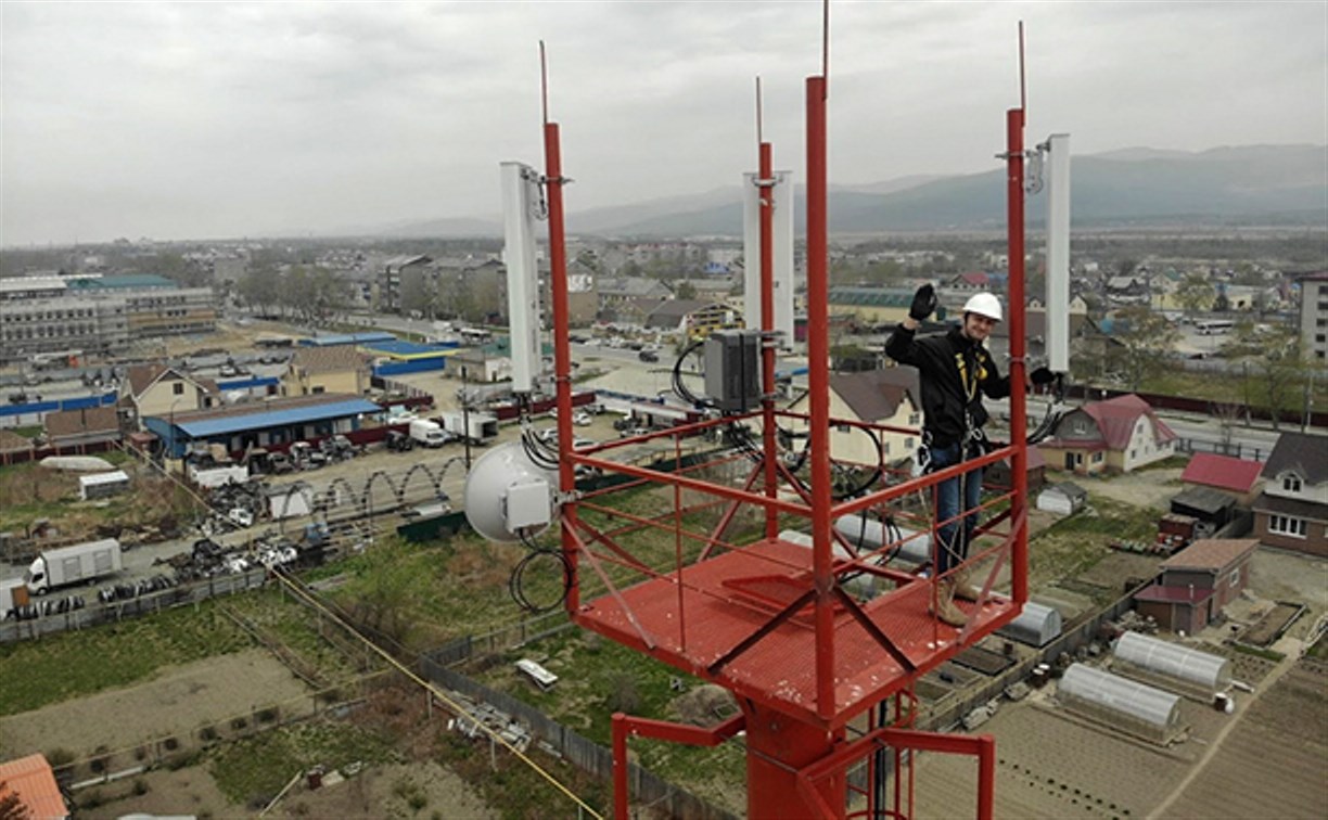 Tele2 расширила зону покрытия 4G в Долинском и Холмском районах