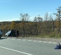 На трассе в районе Лиственничного произошло серьезное ДТП