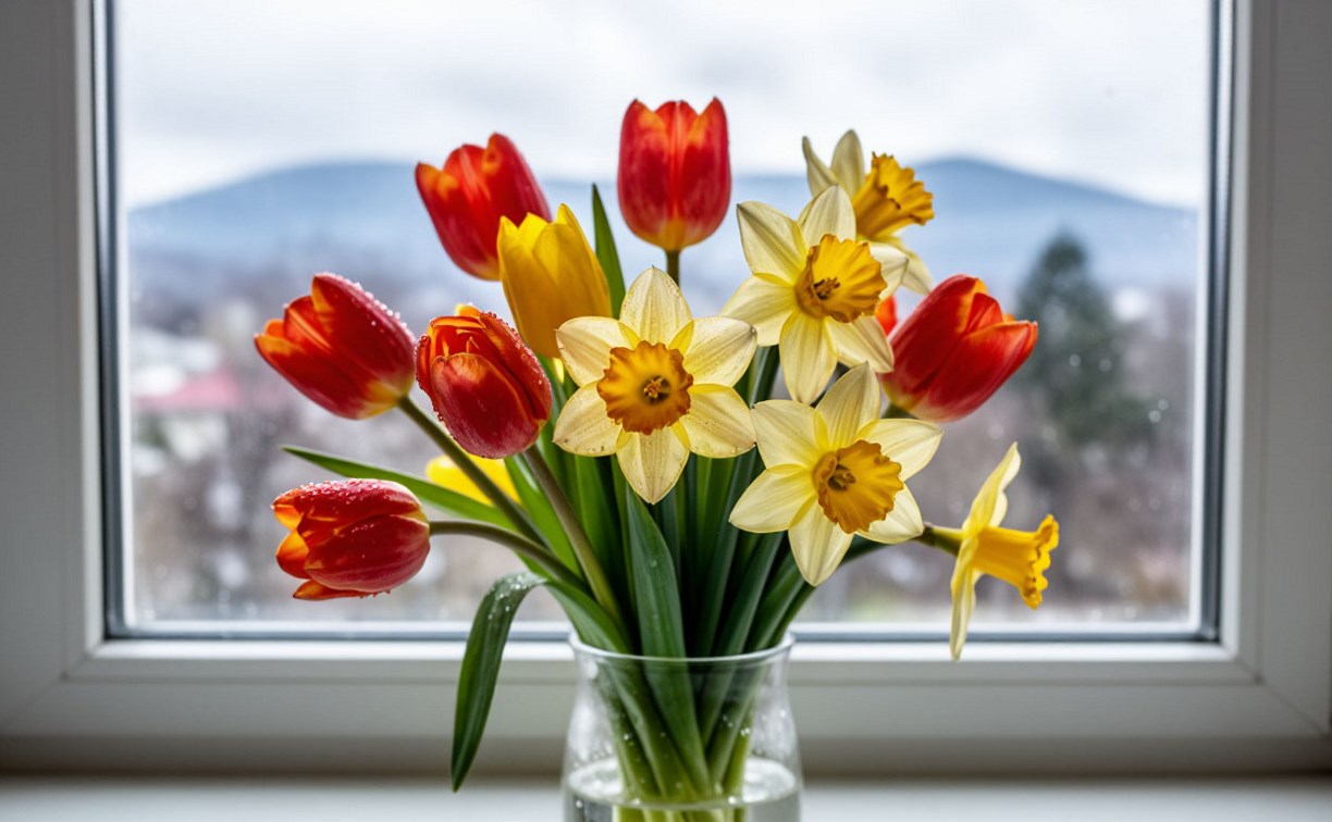 Дождливо, снежно, но на Курилах потеплеет: прогноз погоды для Сахалинской области на 23 апреля