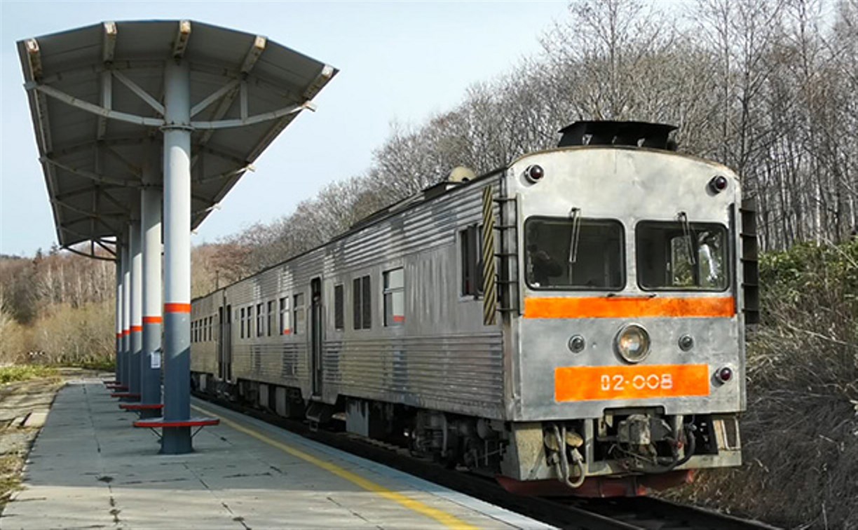 С линии Южно-Сахалинск - Корсаков ушли старые японские поезда