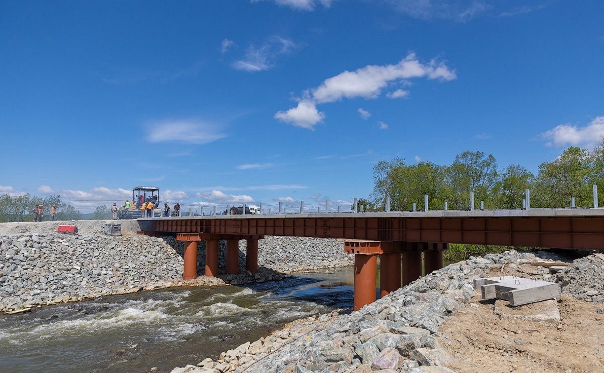 К будущему водозабору в Южно-Сахалинске готов мост и технологическая дорога 