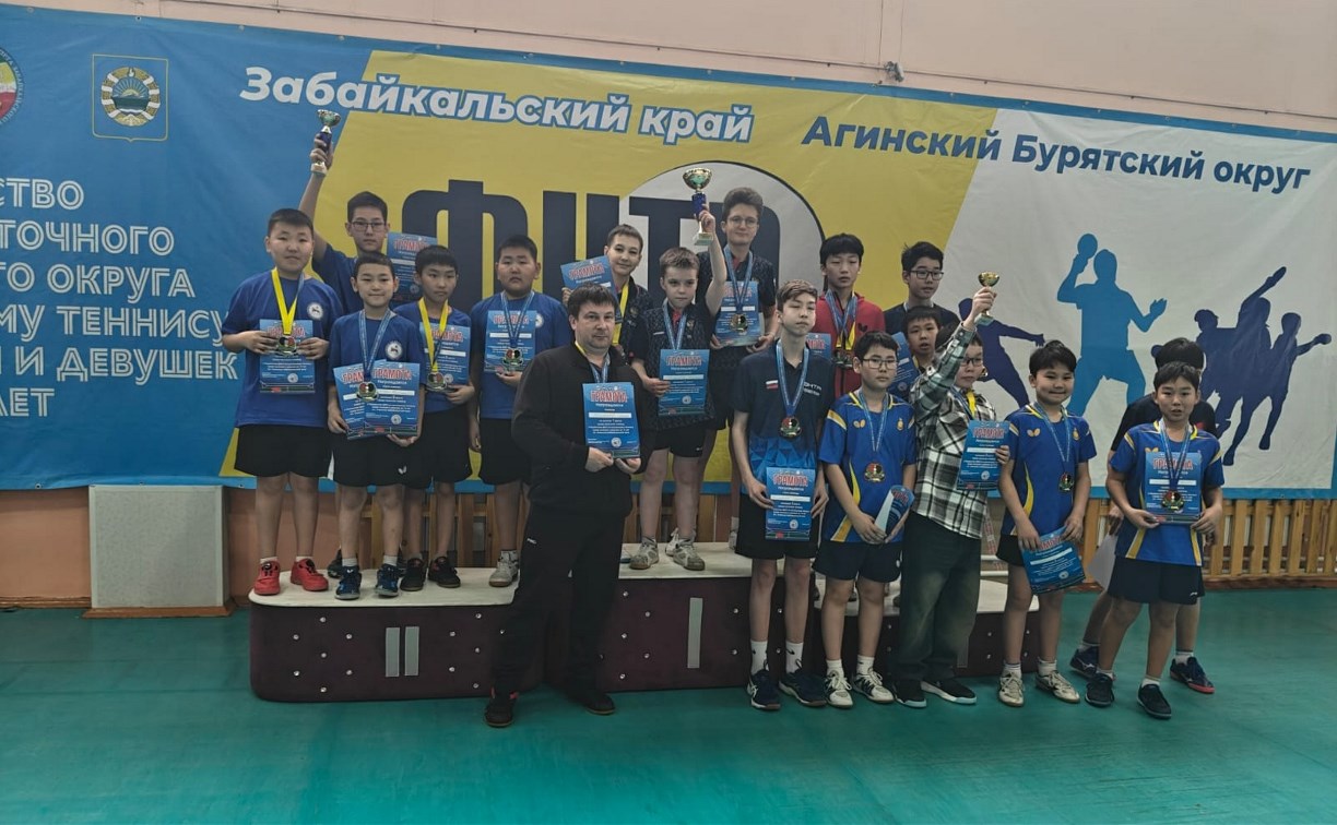 Сахалинцы заработали пять медалей первенства ДФО по настольному теннису