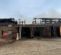 Гаражный бокс на 800 "квадратов" полностью сгорел в Тымовском районе