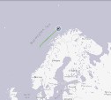 Паром "Павел Леонов" вдоль берегов Норвегии приближается к Мурманску 