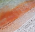 Учёные разгадали тайну красно-рыжего пятна в озере на Курилах