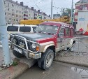 Очевидцев жёсткого столкновения автокрана и внедорожника разыскивают в Южно-Сахалинске