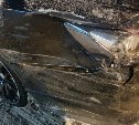 Очевидцев столкновения Toyota Hiace и Toyota Crown ищут в Южно-Сахалинске