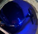 "Вот это психанул": неизвестный выкинул электросамокат в колодец в Южно-Сахалинске 
