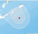В море возле острова Шикотан произошло землетрясение