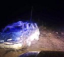 Пьяный, без прав, авто не зарегистрировано: сахалинец ночью раскурочил Toyota Hiace