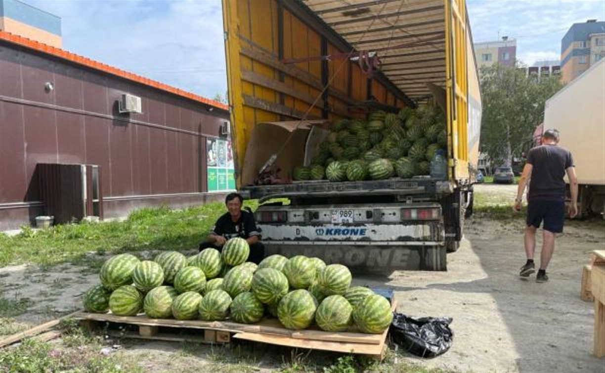Опасные арбузы и дыни продавали в Южно-Сахалинске