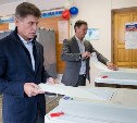 Губернатор Сахалинской области отдал свой голос на выборах одним из первых