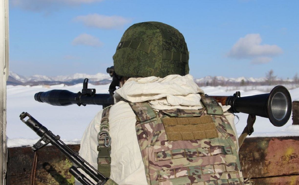 Гранатомётчики начали обучение на полигоне "Троицком" на Сахалине