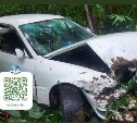 18-летний бесправник и девушка-подросток улетели в кювет на Сахалине