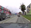 "Субарик" мощно влетел в "буханку" в Долинске – момент попал видео