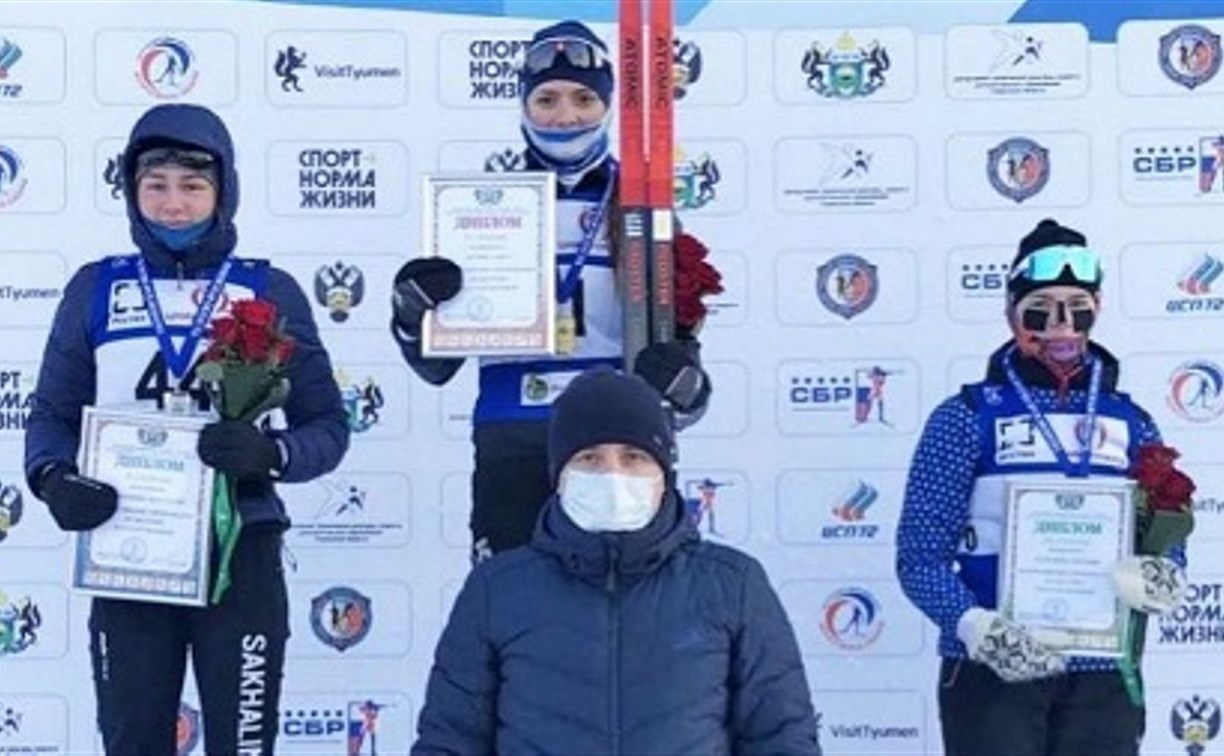 Сахалинская биатлонистка завоевала серебро Кубка России