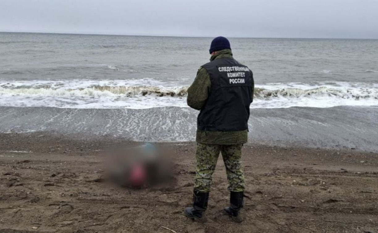 Труп мужчины выбросило на берег моря на Сахалине Труп мужчины выбросило на берег моря на Сахалине