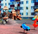 В Углегорске обновили площадку у стадиона "Центральный"