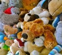 Больше сотни игрушек удалось собрать во время «Мишкопада»  в Южно-Сахалинске