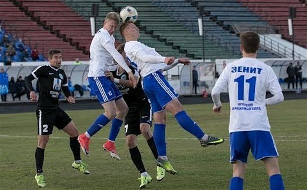 Сегодня в Иркутске футболисты «Сахалина» сыграют против «Зенита»