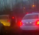 Сотрудники ГИБДД в Южно-Сахалинске устроили погоню за водителем "Тойоты"