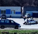 Экипаж ДПС попал в аварию в Корсакове 