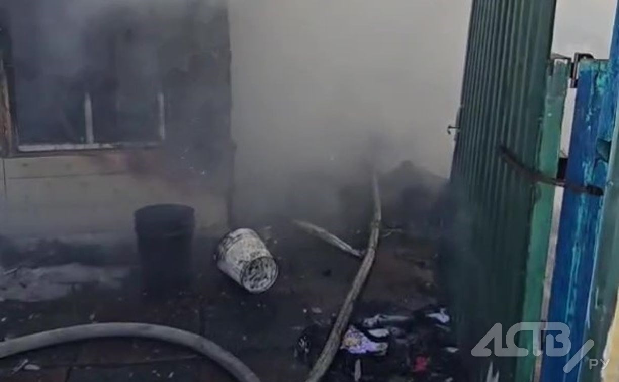 Алабай пропал во время пожара в питомнике в Южно-Сахалинске: подробности ЧП на улице Армейской